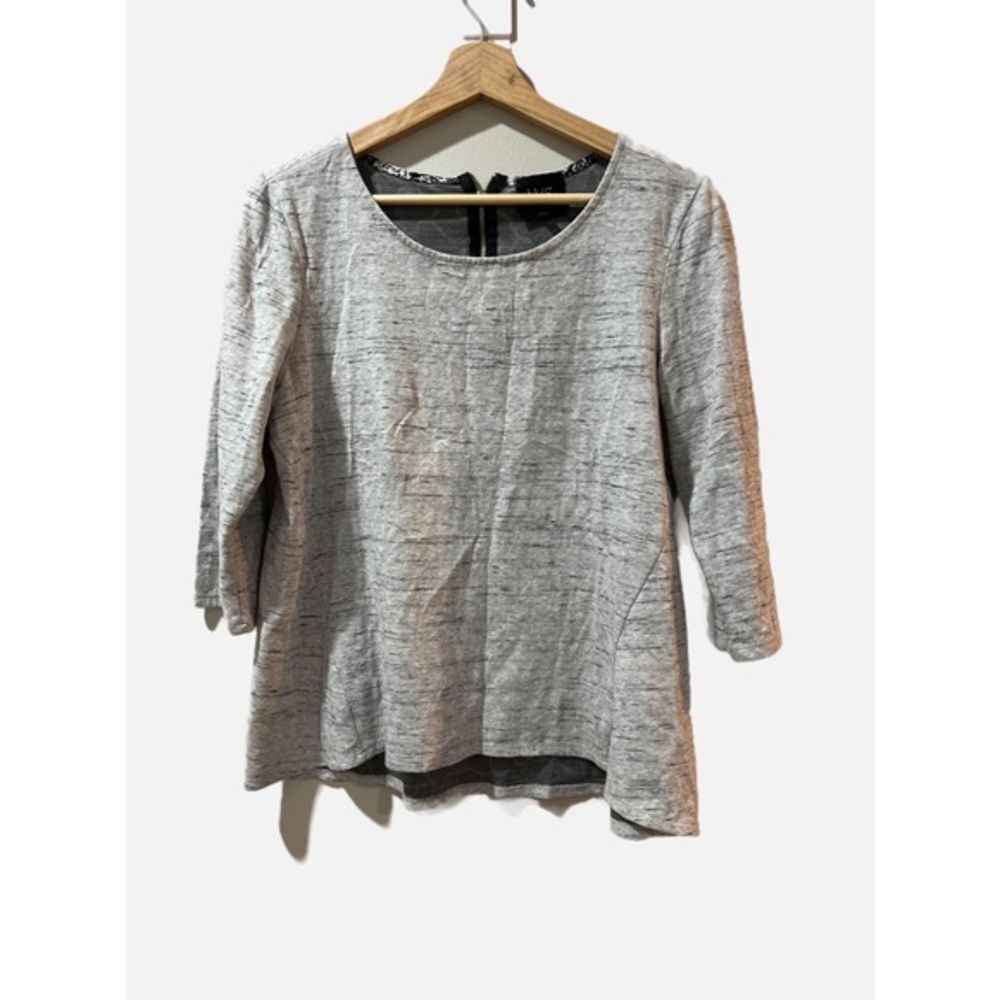 Anthropologie W5 Light Zipper back sweater